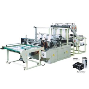 Máquina confeccionadora para fabricar bolsas de fondo 6 líneas